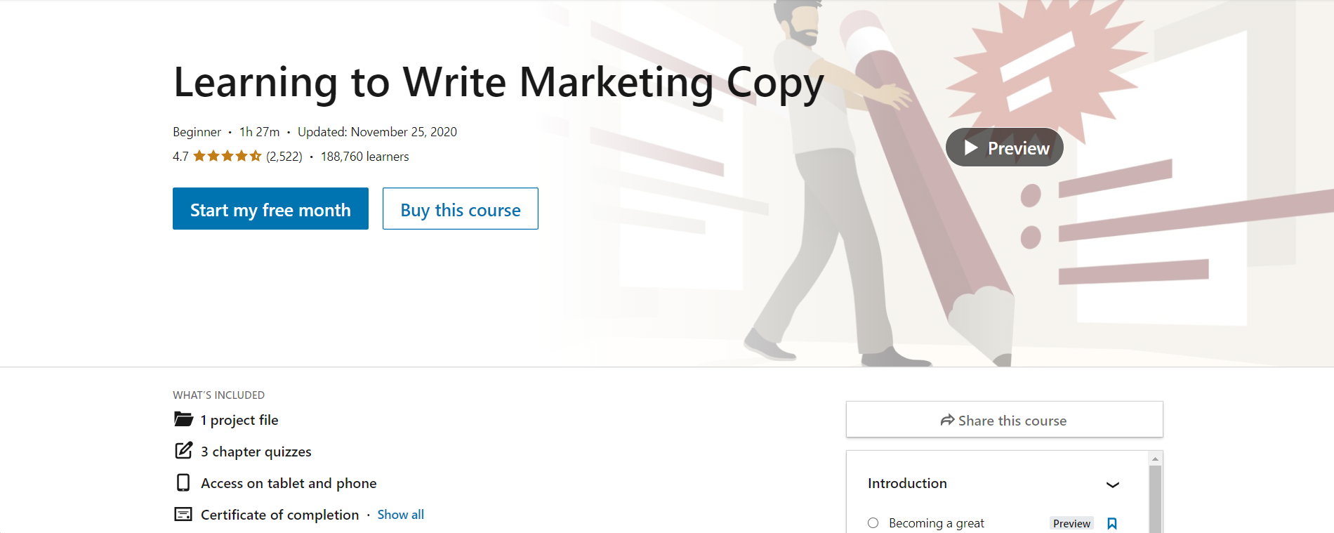 Learning to Write Marketing Copy