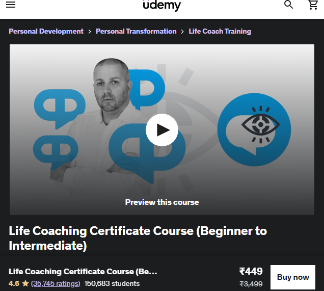 Life Coaching Certificate Course