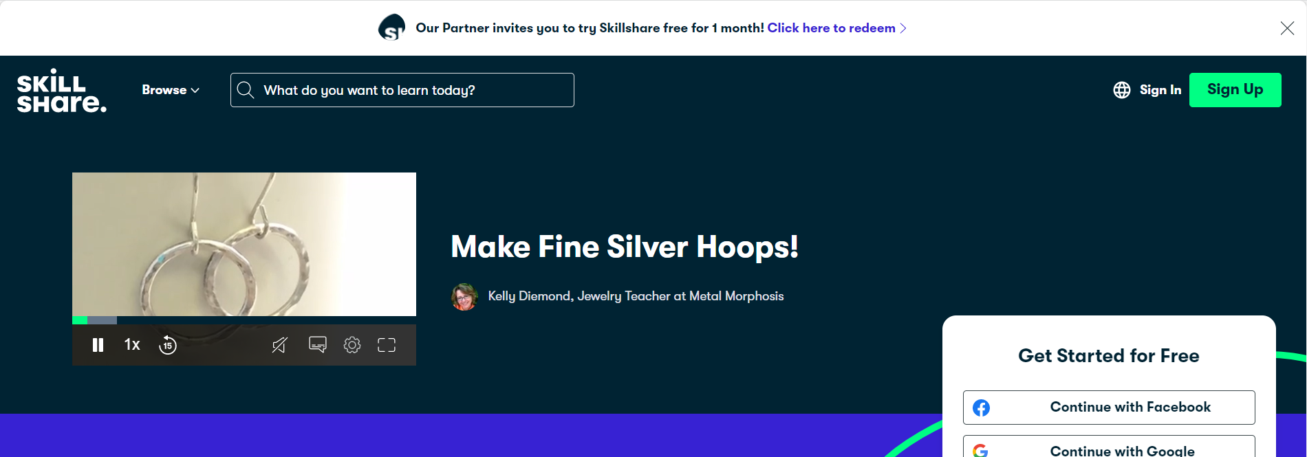 Make Fine Silver Hoops