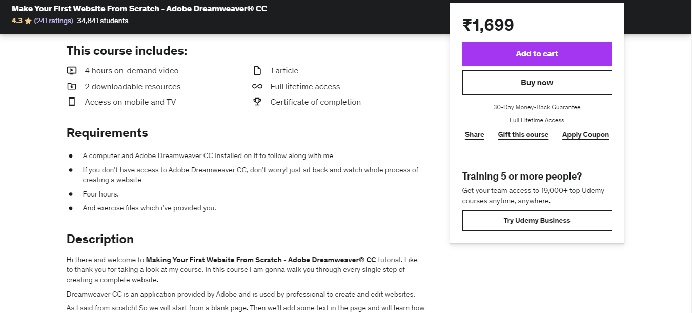 Make Your First Website From Scratch - Adobe Dreamweaver CC