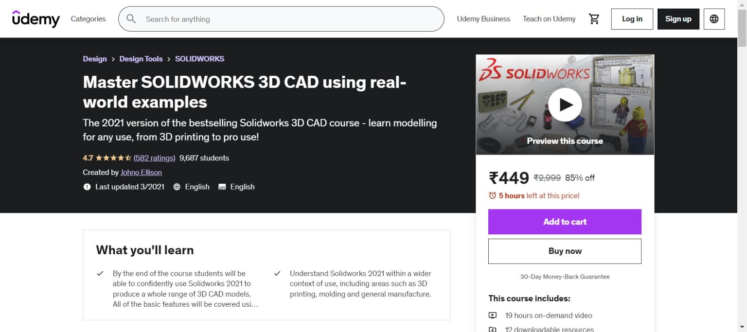 12 Best Online SolidWorks Courses To Master 3D Design - The Fordham Ram