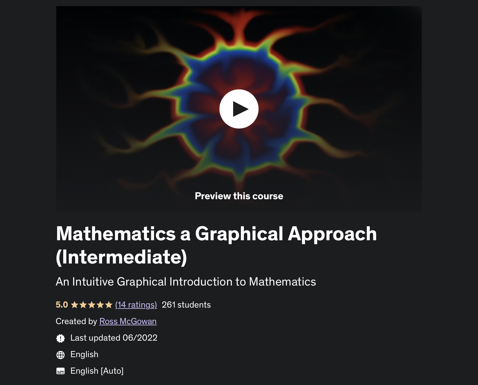 Mathematics a Graphical Approach - Udemy