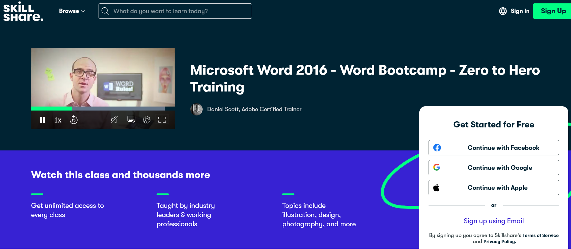 Microsoft Word for Beginners: 4-Hour Training Course in Word 2021