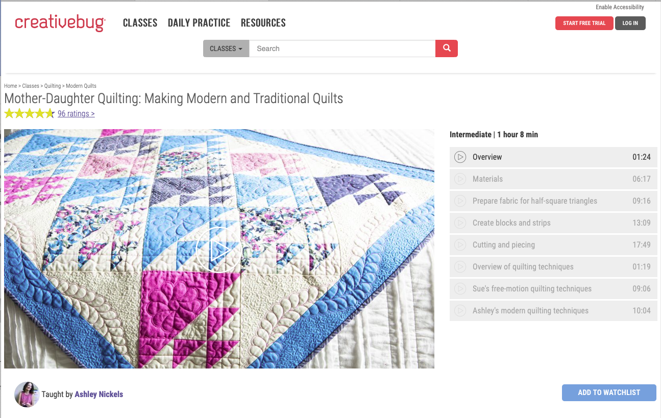 Quilting Tools 101 by Liza Lucy - Creativebug