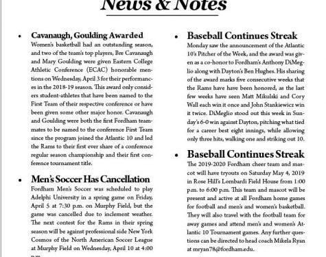 News and Notes, 2/13-2/19