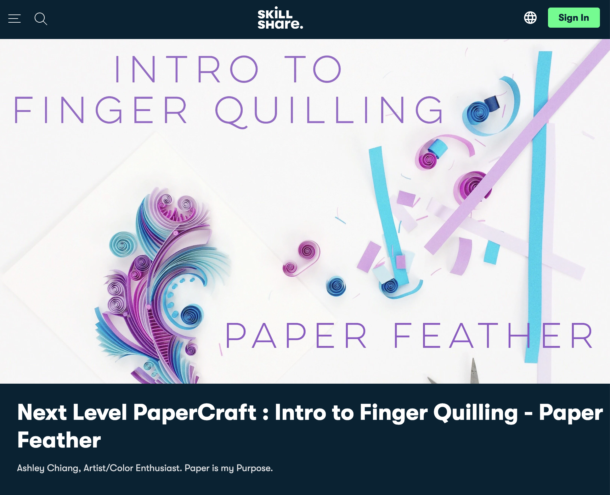 Next Level PaperCraft Intro to Finger Quilling