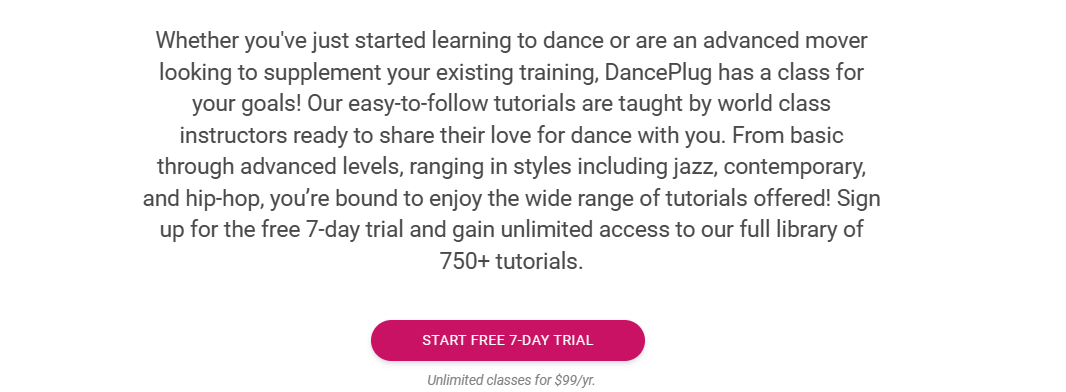 Online Dance Classes