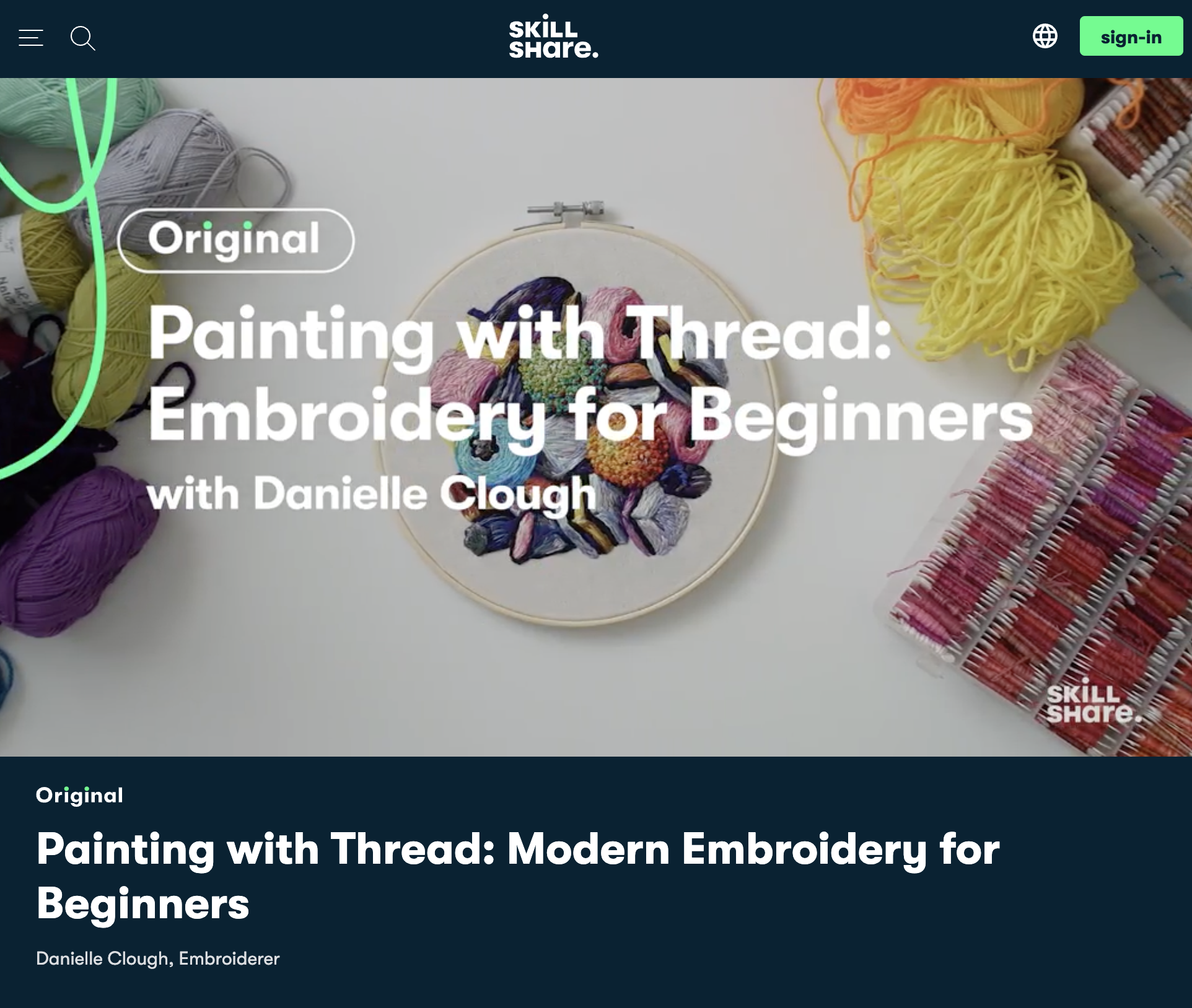 Painting with Thread Modern Embroidery for Beginners