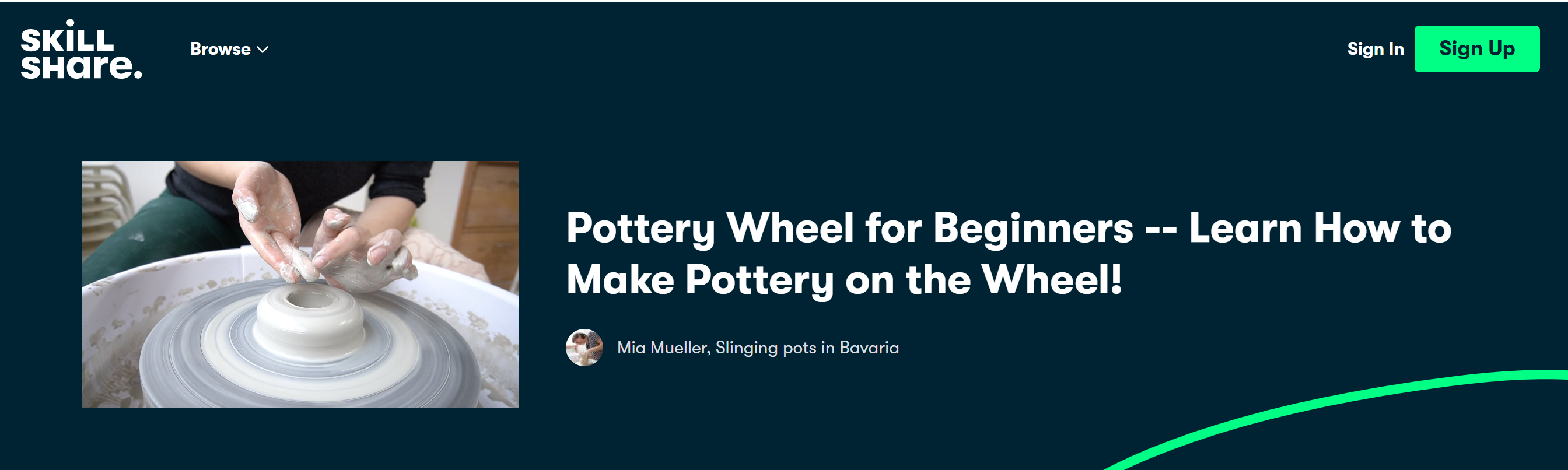 Pottery Wheel for Beginners - Learn How to Make Pottery on the Wheel!