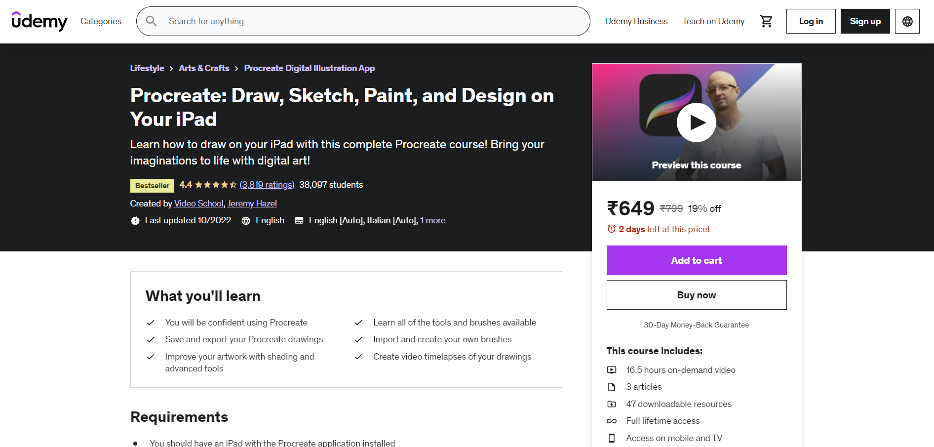Procreate Draw, Sketch, Paint, and Design on your iPad