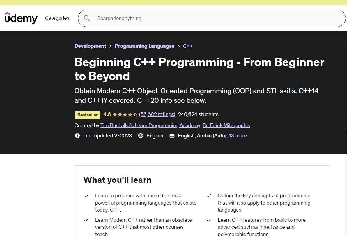 Programming - From Beginner to Beyond
