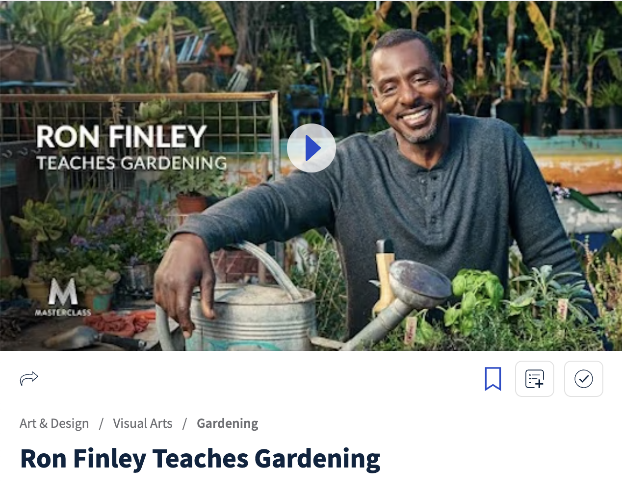 Ron Finley Teaches Gardening