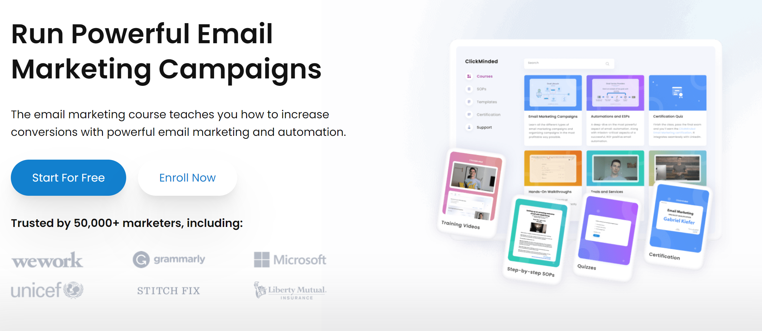 Run powerful email marketing campaigns