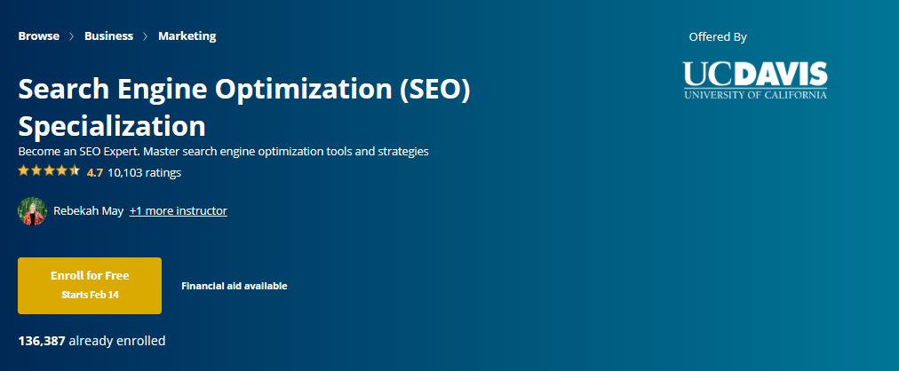 Search Engine Optimization Specialization