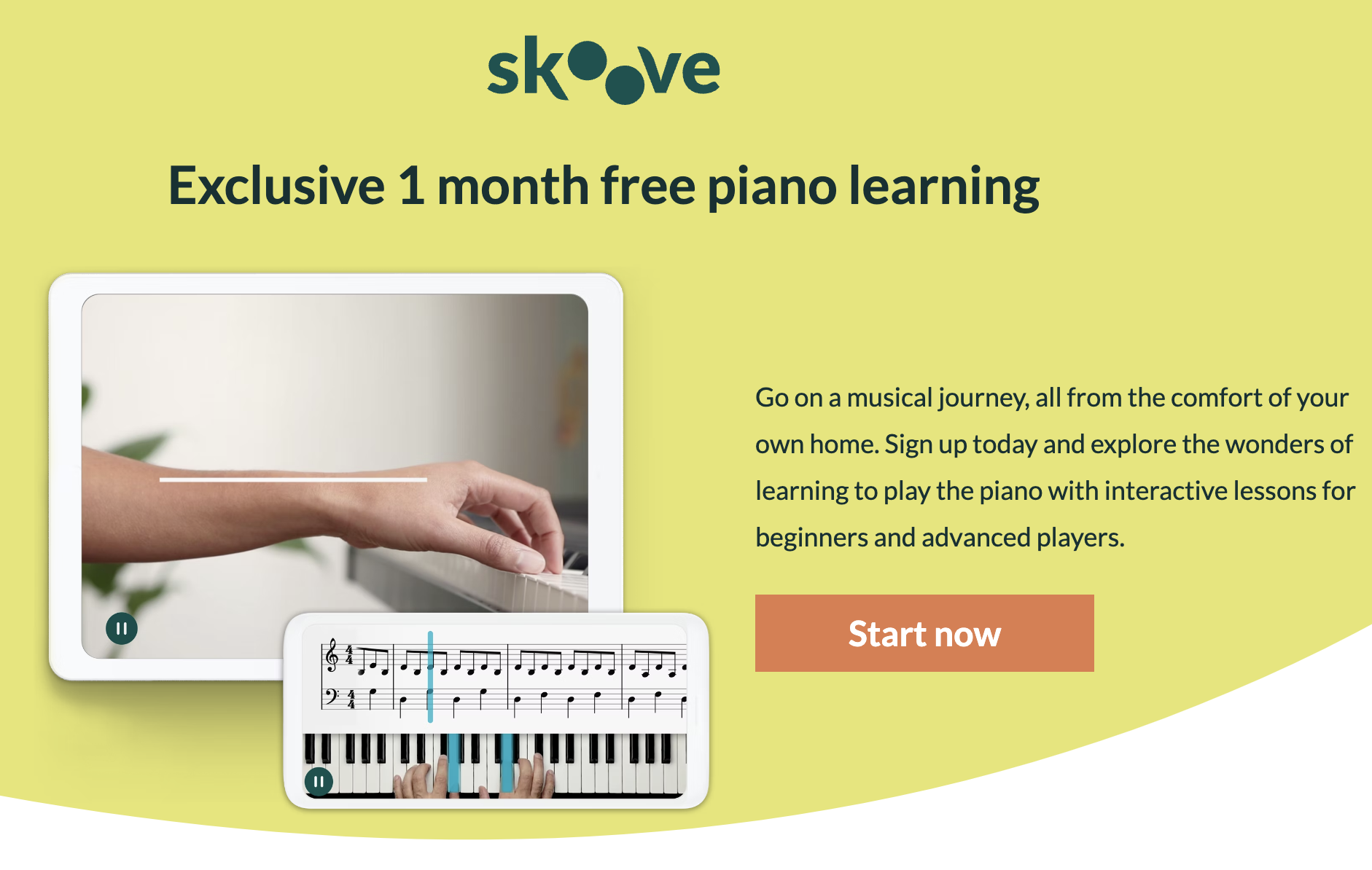 Skoove Free Online Piano Class