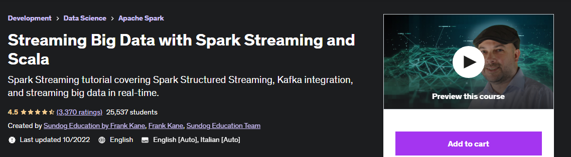 Streaming Big Data with Spark Streaming and Scala