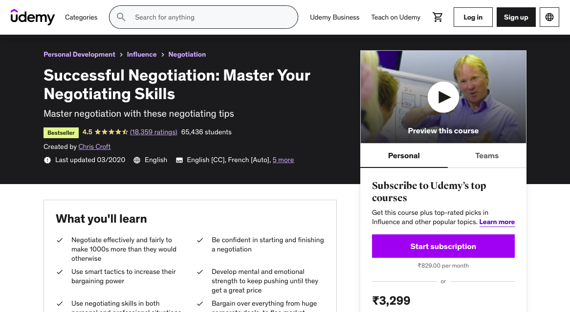 Successful Negotiation Master Your Negotiating Skills