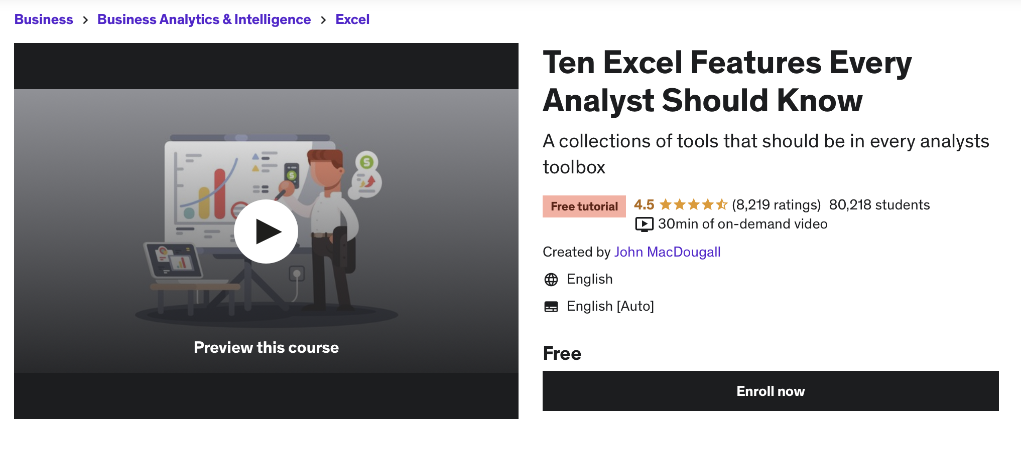 Ten Excel Features Every Analyst Should Know