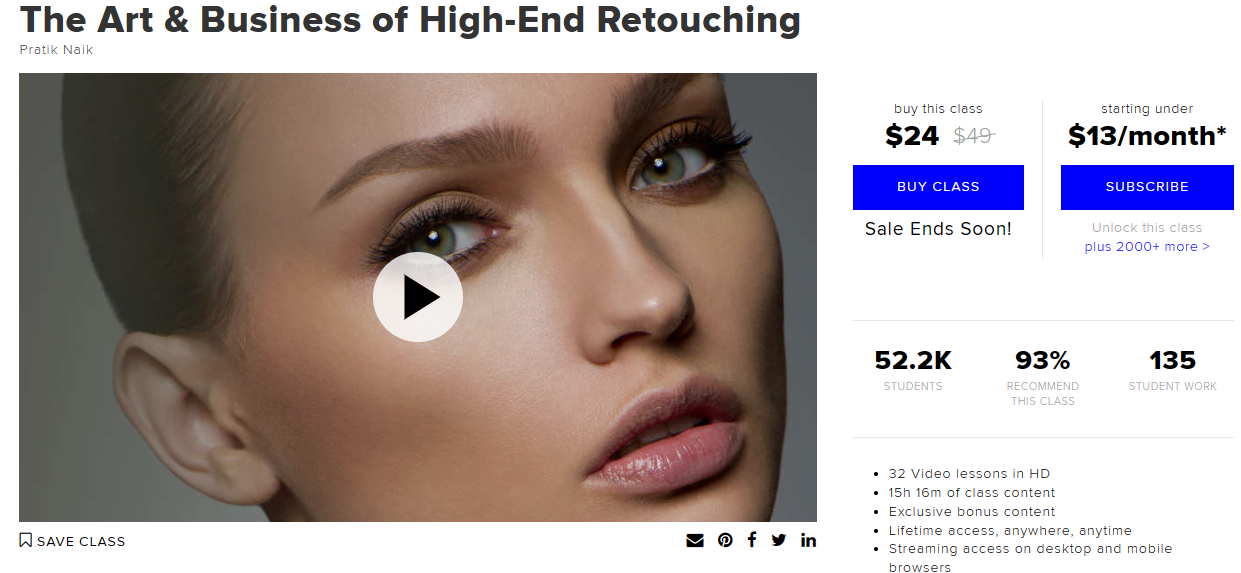 The Art and Business of High-End Retouching