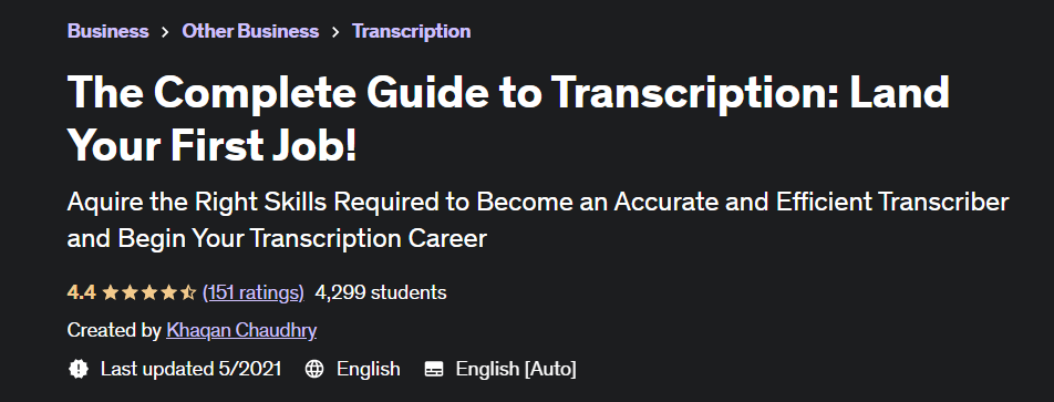 Best 10 Transcription Courses Online to Improve Your Skills - The Fordham Ram