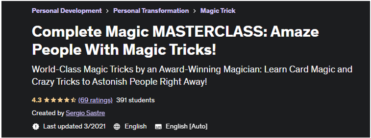 The Complete Magic Masterclass