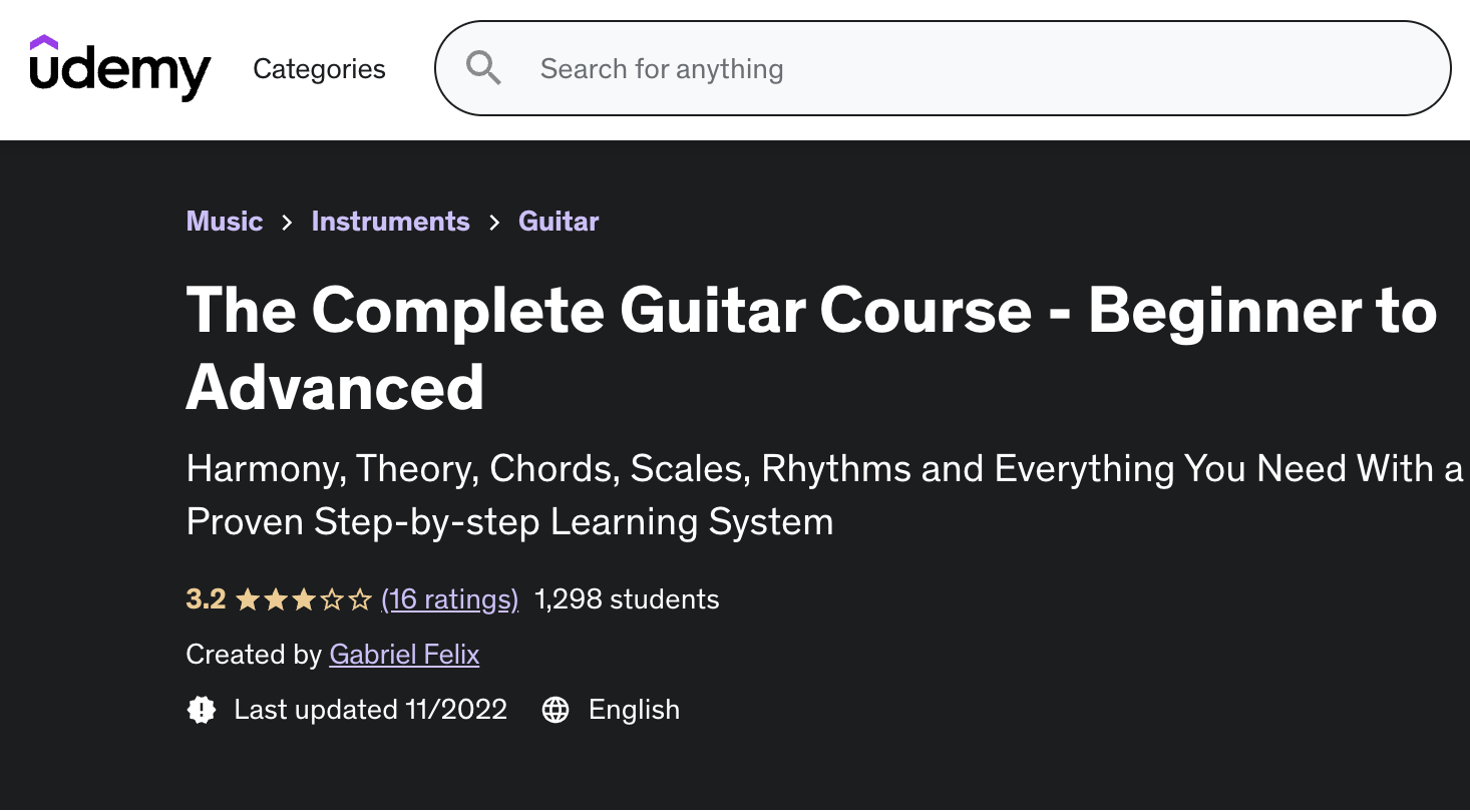 The Guitar Course