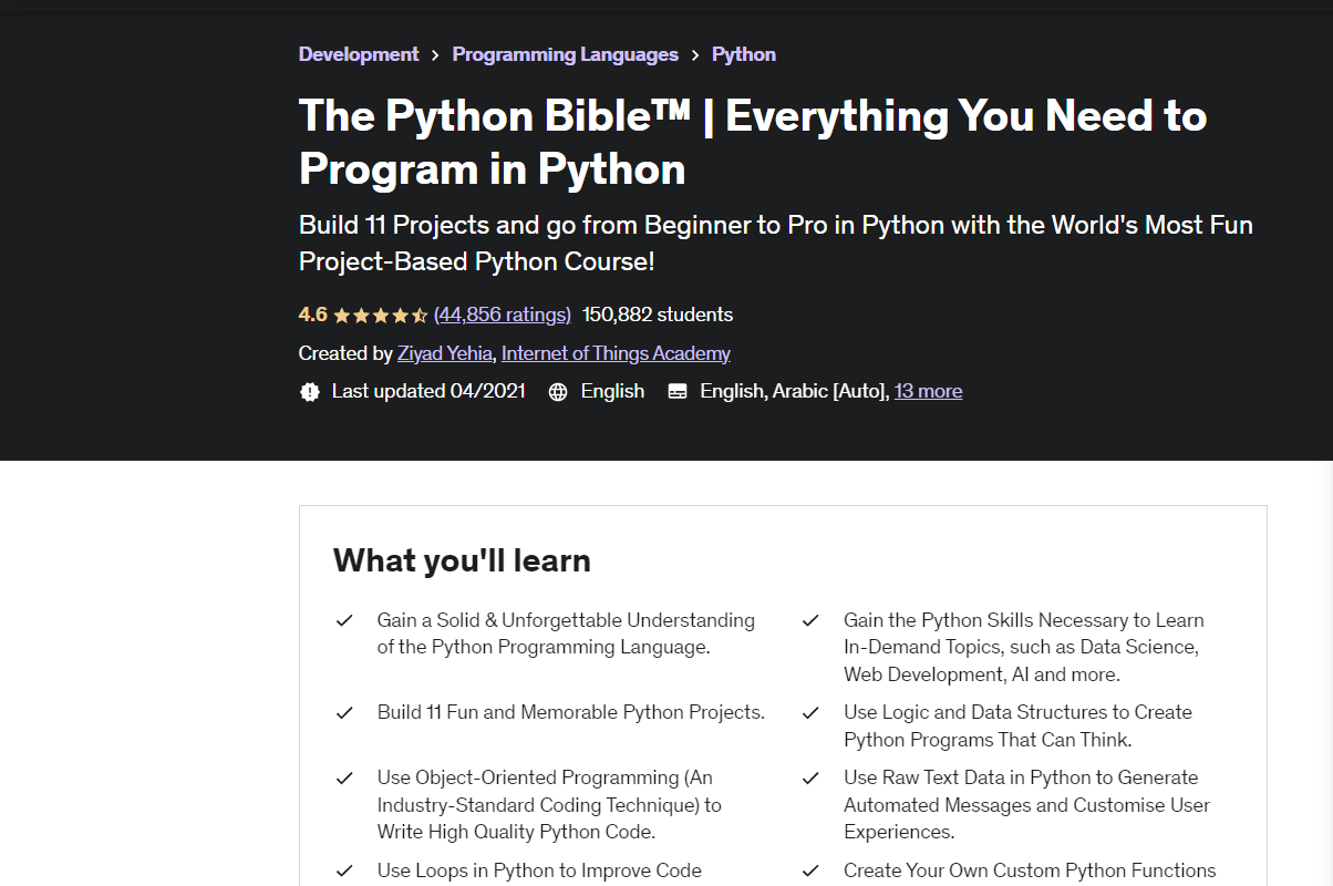 The Python Bible