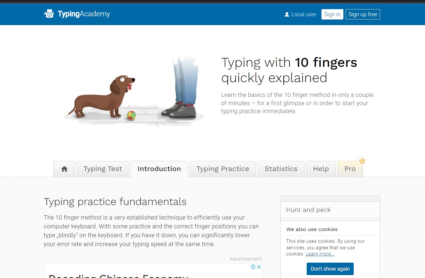 Typing Academy Typing Course