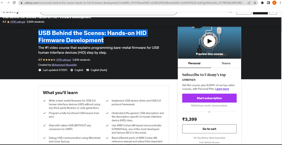 USB Behind the Scenes Hands-on HID Firmware Development