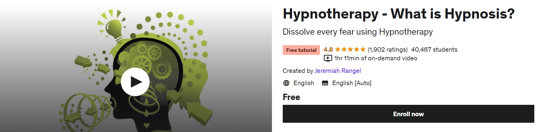 Udemy Free Hypnotherapy Tutorial - Hypnotherapy - What is Hypnosis