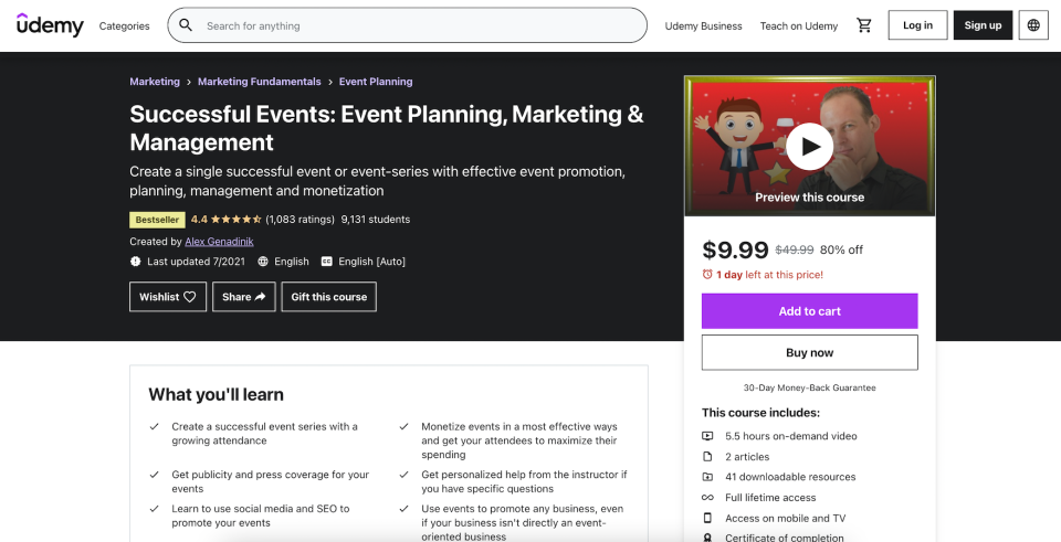 Udemy - Successful Events