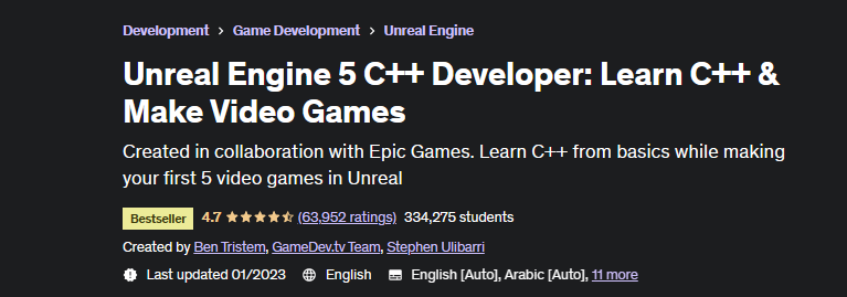 Unreal Engine 5 C++ Developer