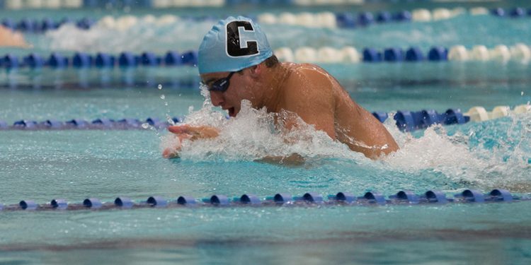 Swimming Competes at Princeton