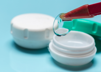 A close-up of a contact lens Description automatically generated