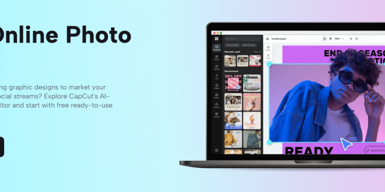 A computer with a photo editor Description automatically generated