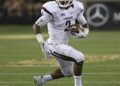 Fordham wide receiver Corey Caddle (2) runs the ball against Army during the first half of an NCAA college football game on Friday, Sept. 4, 2015, in West Point, N.Y. (AP Photo/Mike Groll)