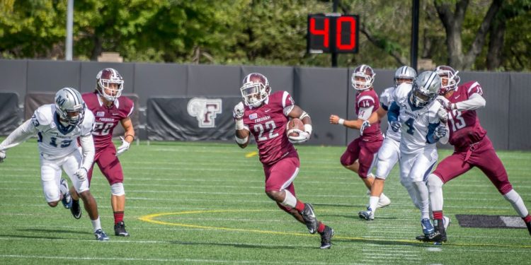 Football Dominates Monmouth at Home