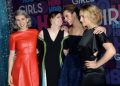Zosia Mamet, from left, Lena Dunham, Allison Williams and Jemima Kirke attend the premiere of HBO's "Girls" fourth season at The American Museum of Natural History on Monday, Jan. 5, 2015, in New York. (Photo by Evan Agostini/Invision/AP)