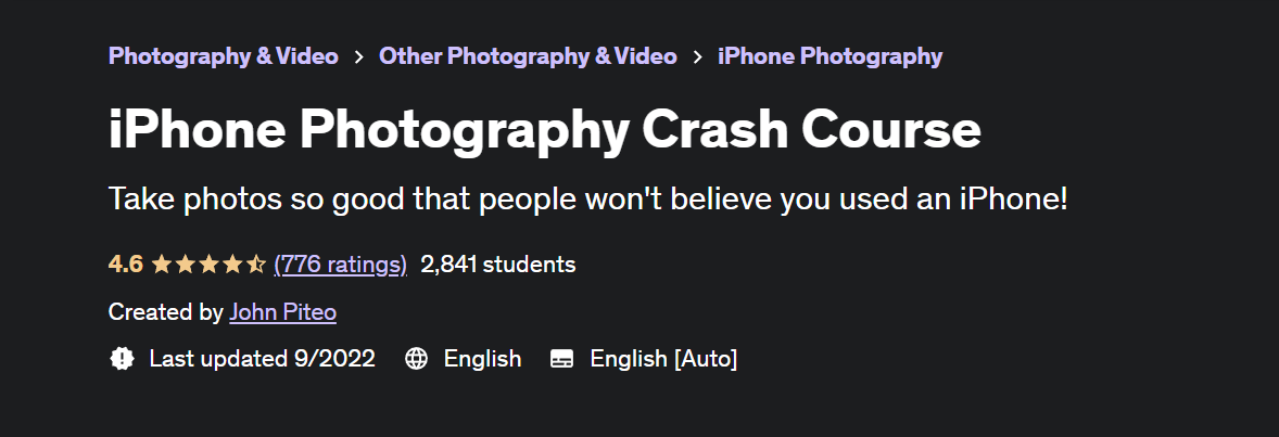 iPhone Photography Crash Course