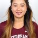 Mayu Sato was one of just two seniors on the successful Fordham women’s tennis team (Courtesy of Fordham Athletics).