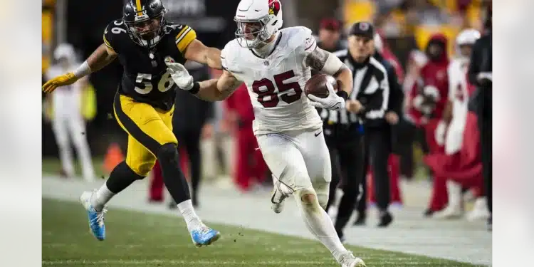 Trey McBride Sets Cardinals Franchise Record for Tight End Receptions in Season