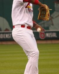 Taveras hit a game-tying home run in the NLDS just 23 days ago. Courtesy of Wikimedia