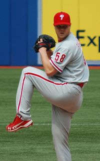 Jonathan Papelbon arrived at spring training with a new attitude. Courtesy of Wikimedia