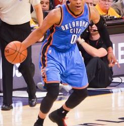 Russell Westbrook has been mystifyingly good over the past few weeks. Courtesy of Wikimedia