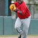 Boston Red Sox third baseman Pablo Sandoval prepares to throw to first after fielding a ground out by Minnesota Twins' Byung Ho Park in the first inning of a spring training baseball game, Tuesday, March 29, 2016, in Fort Myers, Fla. (AP Photo/Tony Gutierrez)