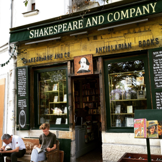 Located on the Left Bank of Paris, Shakespeare & Co. is rich in history and books. Amanda Giglio/The Fordham Ram