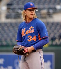Noah Syndergaard’s injury was the cherry on top of a miserable month. (Courtesy of Wikimedia)