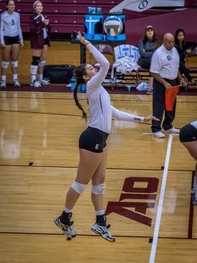 Volleyball Drops Two to A-10’s Best