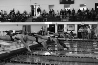 In a competitive meet at UMass, the women won and the men lost. Ram Archives