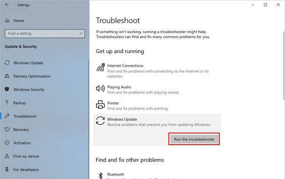 Run the BSOD Troubleshooter